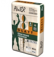 Шпатлевка гипсовая AlinEX "GLATT", 25 кг