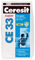Ceresit CE 33 Super. Затирка для узких швов (до 5 мм.)