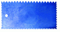 Шпатель синий прямоугольный для клея